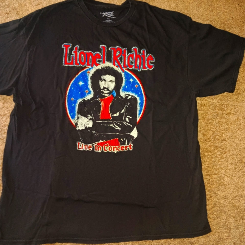 Lionel Richie All Night Long Made Worn Medium Tour T-shirt